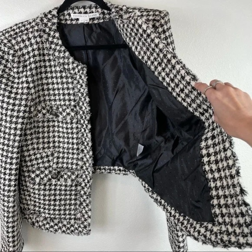 Veronica Beard Shanti Houndstooth Blazer - Picture 9 of 15